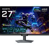 GIGABYTE M27Q3, Gaming-Monitor 68.6 cm (27 Zoll), schwarz, QHD, SS-IPS, G-Sync-kompatibel, KVM, 300Hz Panel