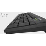 KeySonic KSK-8008U-IP, Tastatur schwarz, DE-Layout, Rubberdome