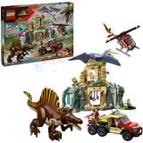 76976 Jurassic World Spinosaurier & Quetzalcoatlus: Hubschrauber-Einsatz, Konstruktionsspielzeug