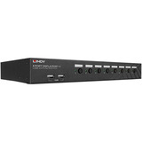 Lindy 8 Port DisplayPort 1.2 & USB 2.0 KVM Switch, KVM-Switch schwarz