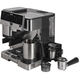 Ninja Luxe Premium Siebträger ES601EU, Espressomaschine silber/schwarz