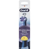  Oral-B iO Strahlendes Weiss 4er, Aufsteckbürste schwarz, Für eine aufhellende Reinigung