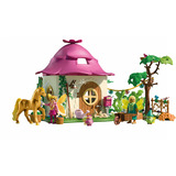 PLAYMOBIL 71838 Magic Unicorns:Feenzuhause mit Goldeinhorn und Stall, Konstruktionsspielzeug 