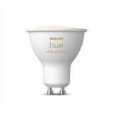 Philips Hue White Ambiance GU10 Smarter Spot, LED-Lampe 