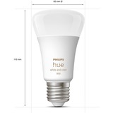 Philips Hue White & Color Ambiance E27, LED-Lampe Viererpack, ersetzt 60 Watt