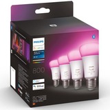 Philips Hue White & Color Ambiance E27, LED-Lampe Viererpack, ersetzt 60 Watt