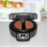 Rommelsbacher Omelett Chef OM 950 , Snack Maker anthrazit, 950 Watt