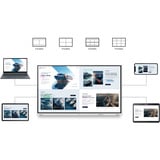 Samsung Flip WM75FX, Public Display weiß/grau, UltraHD/4K, Touchfunktion, Multi‑Touch