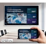 Samsung Flip WM75FX, Public Display weiß/grau, UltraHD/4K, Touchfunktion, Multi‑Touch