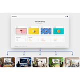 Samsung Flip WM75FX, Public Display weiß/grau, UltraHD/4K, Touchfunktion, Multi‑Touch