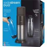 SodaStream Wassersprudler Duo Titan 1+1 inkl. Glasflasche, Kunststoffflasche, CO₂-Zylinder