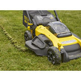 Stanley Akku-Rasenmäher (SFMCMW2651M-QW), 36Volt (2x18V) schwarz/gelb, 2x 4,0 Ah-Lithium-Ionen-Akku