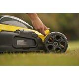 Stanley Akku-Rasenmäher (SFMCMW2651M-QW), 36Volt (2x18V) schwarz/gelb, 2x 4,0 Ah-Lithium-Ionen-Akku