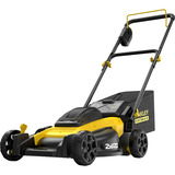 Stanley Akku-Rasenmäher (SFMCMW2651M-QW), 36Volt (2x18V) schwarz/gelb, 2x 4,0 Ah-Lithium-Ionen-Akku
