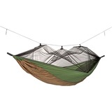 Amazonas Adventure Moskito Hammock Thermo AZ-1030430, Camping-Hängematte grün/braun