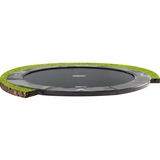 BERG Toys Trampolin Elite FlatGround, Fitnessgerät grau, rund, 380 cm