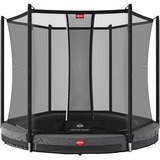 BERG Toys Trampolin Favorit InGround, Fitnessgerät grau, rund, Durchmesser 330 cm, inkl. Sicherheitsnetz Comfort