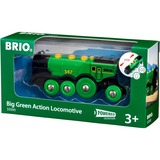 BRIO World Grüner Gustav Batterielok, Spielfahrzeug grün