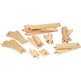 BRIO World Mittleres Schienensortiment, Bahn holz