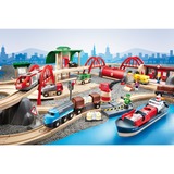 BRIO World Straßen und Schienen Bahn Set Deluxe 