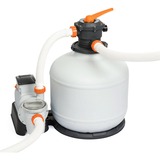 Bestway Flowclear Sandfilteranlage 11.355l/h, Wasserfilter grau