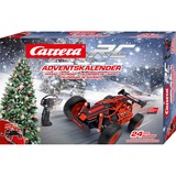 Carrera RC Adventskalender Fahrzeug rot/schwarz, 1:18