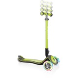 GLOBBER Elite Deluxe mit Leuchtrollen, Scooter hellgrün