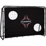 HUDORA Fußballtor Freekick mit Torwand schwarz
