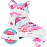 HUDORA My First Quad Girl, Gr. 30-33, Rollschuhe pink/weiß