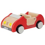 Hape Familienauto, Puppenzubehör holz/rot