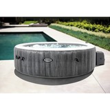 Intex Pure SPA Bubble Massage Greywood Deluxe Ø 216 x 71cm, Schwimmbad dunkelgrau, mit Kalkschutzsystem