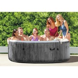 Intex Pure SPA Bubble Massage Greywood Deluxe Ø 216 x 71cm, Schwimmbad dunkelgrau, mit Kalkschutzsystem