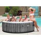 Intex Pure SPA Bubble Massage Greywood Deluxe Ø 216 x 71cm, Schwimmbad dunkelgrau, mit Kalkschutzsystem