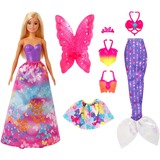 Mattel Barbie Dreamtopia 3-in1-Fantasie Spielset (blond), Puppe