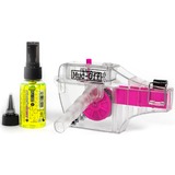 Muc-Off Kettenreinigungsgerät X-3 Dirty Chain Machine, Reinigungsmittel inkl. 75ml Drivetrain Cleaner