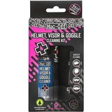 Muc-Off Visor, Lens & Goggle Cleaning Kit, 32ml, Reinigungsmittel inkl. Mikrofasertuch, Beutel