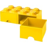 Room Copenhagen LEGO Brick Drawer 8 gelb, Aufbewahrungsbox gelb