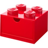 Room Copenhagen LEGO Schreibtischschublade, Aufbewahrungsbox rot