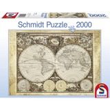 Schmidt Spiele Puzzle Historische Weltkarte 