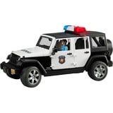 bruder 02526 Jeep Wrangler Unlimited Rubicon Polizeifahrzeug , Modellfahrzeug mit Polizist 