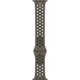 Apple Nike Sportarmband, Uhrenarmband grau/schwarz, 45 mm