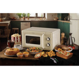 Ariete Vintage Mikrowelle creme/creme, 20 Liter