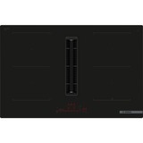 Bosch Set PVQ811HGA7 (HEZ9VDSB2 + PVQ811H26E), Autarkes Kochfeld schwarz, 80 cm, mit integriertem Dunstabzug, Home Connect