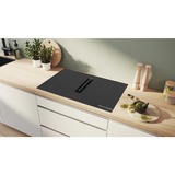 Bosch Set PVQ811HGA7 (HEZ9VDSB2 + PVQ811H26E), Autarkes Kochfeld schwarz, 80 cm, mit integriertem Dunstabzug, Home Connect
