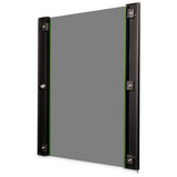 Digitus Glas-Fronttür für 19" 16HE Wandgehäuse Unique Serie, Frontpanel schwarz, 16 Höheneinheiten