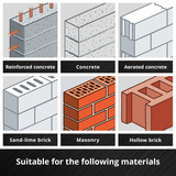 EINHELL Hammerbohrer-Satz SDS-plus, Ø 5-10 mm 5-teilig, 110/160 mm
