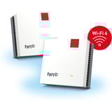 FRITZ! Mesh Set 1600 2-pack, Repeater weiß/grau, 2x WLAN Repeater 1200 AX