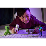 Mattel Minecraft Movie Creeper Actionfigur und Zubehör, Spielfigur Spielset mit 10 cm Figur