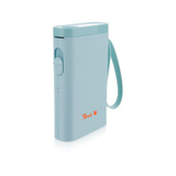 Peach PE110, Etikettendrucker blau, Thermodirektdruck