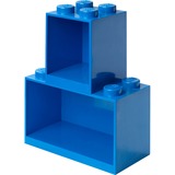 Room Copenhagen LEGO Regal Brick Shelf 8+4, Set 41171731 blau, 2 Regale